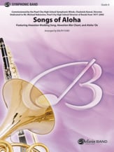 Songs of Aloha Concert Band sheet music cover